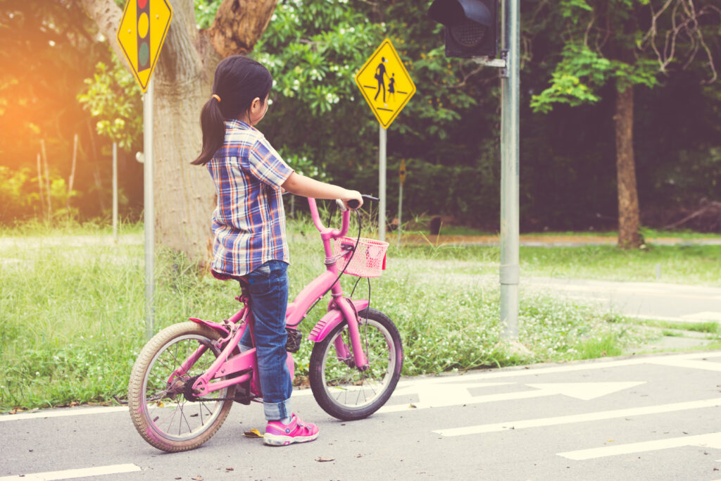 bicycle accident ignoring traffic signals