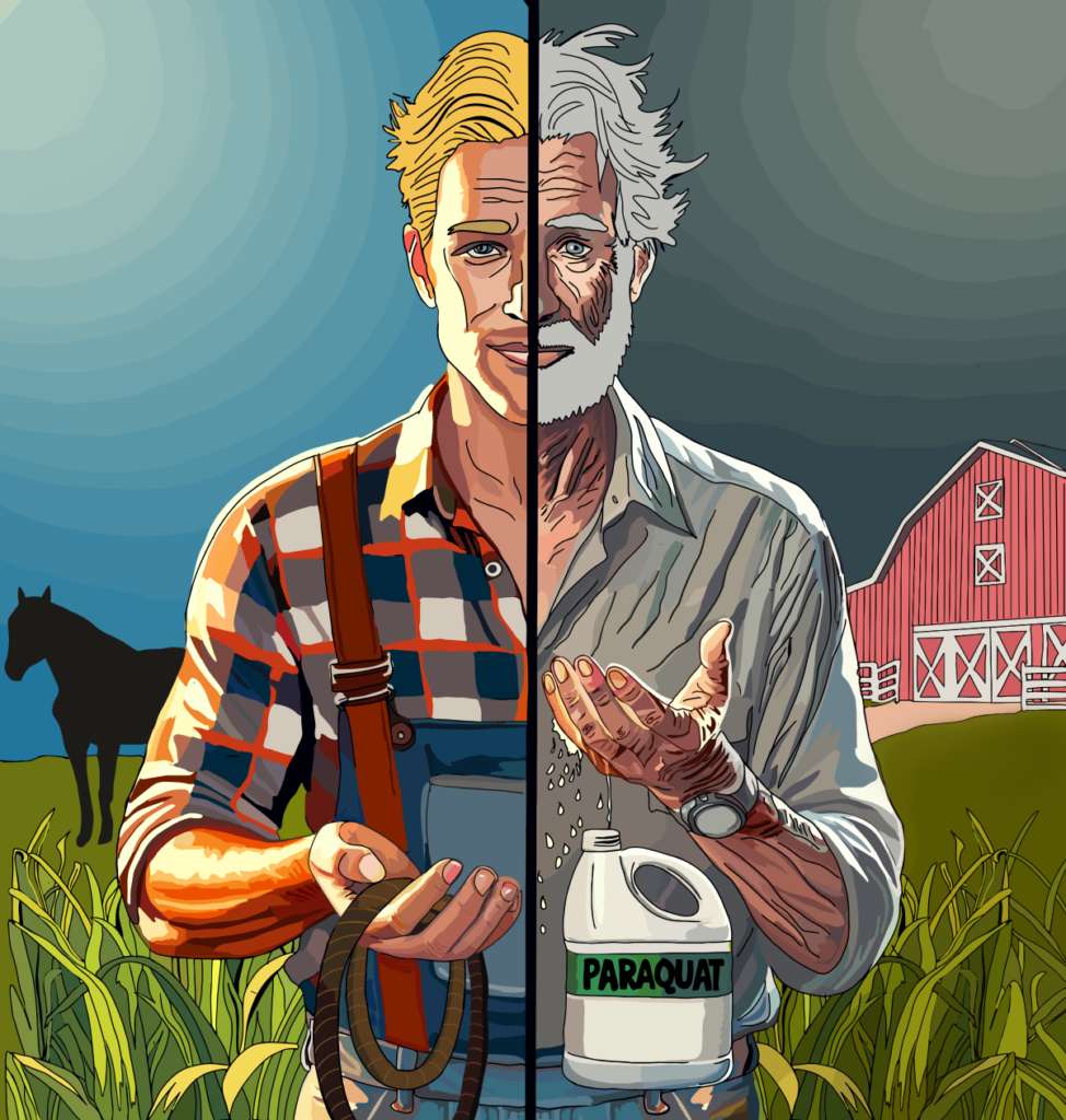 Investigate Midwest John Platt Parkinsons Paraquat article illustration