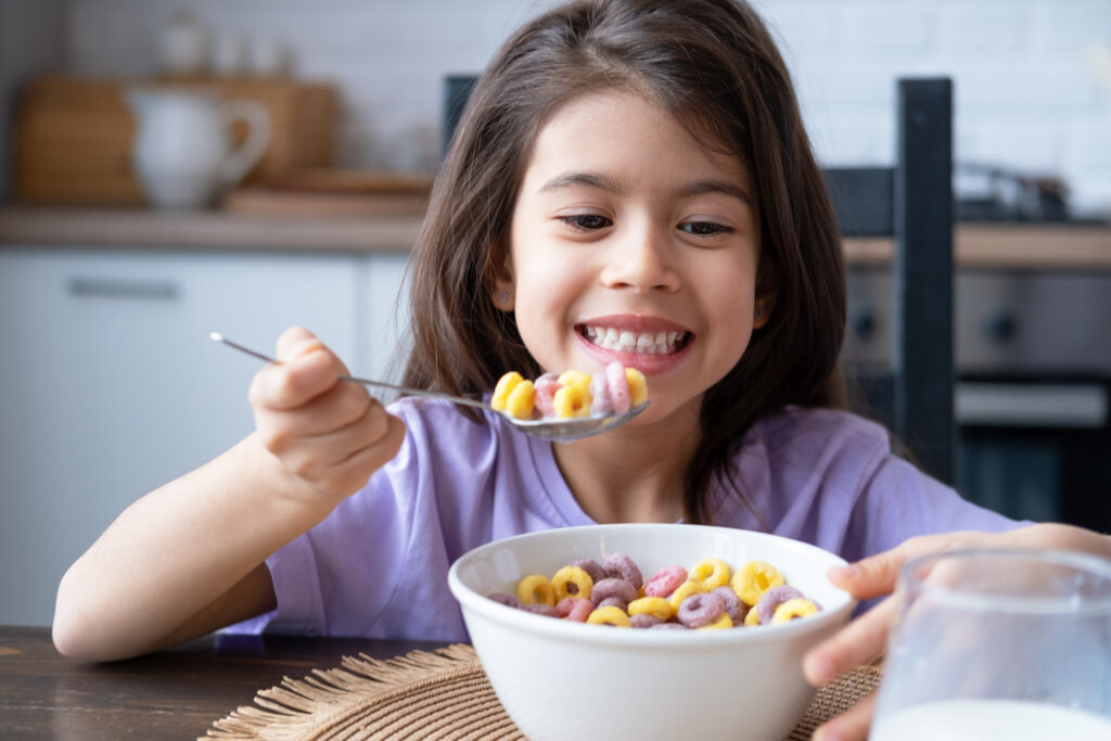 ultra-processed foods include many breakfast cereals kids eat